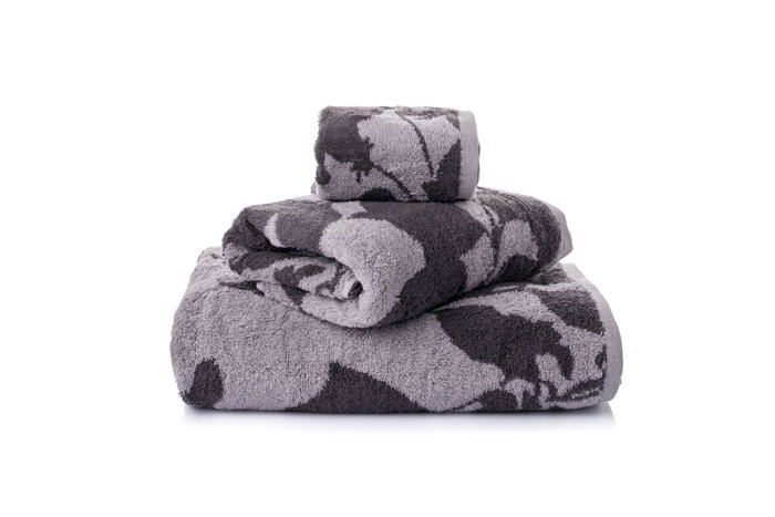 Mijolnir Juego de toallas Zebra de 3 piezas Gris y Negro Mijolnir Juego de toallas Zebra de 3 piezas Gris y Negro